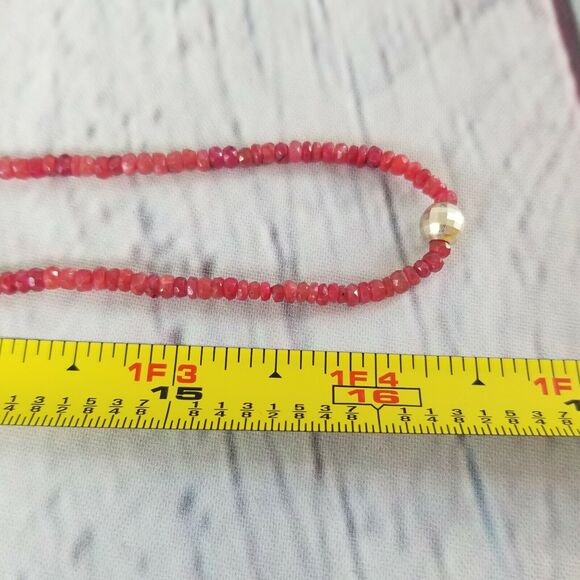 Ruby Wrap Necklace or Wrap Bracelet NEW $120 Tags Fashion Statement Jewelry Red - Picture 10 of 10